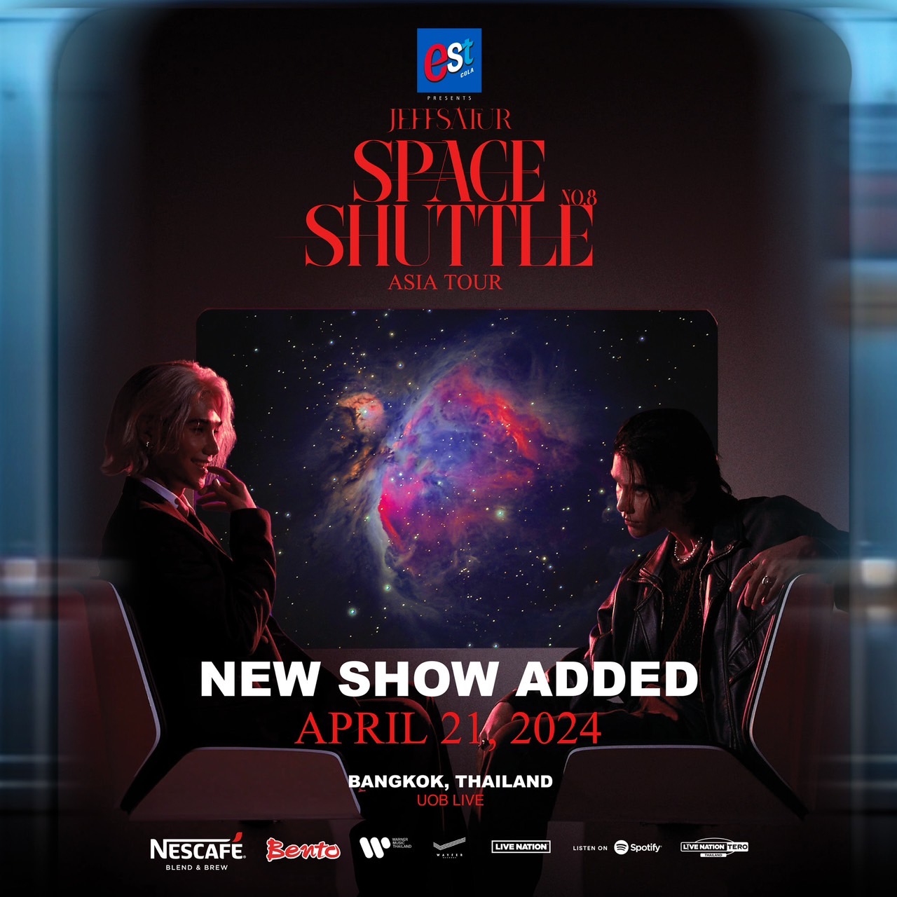 กระแสดีเกินต้าน!! พร้อมเปิดรอบ2 กับงาน est Cola Presents JEFF SATUR: SPACE SHUTTLE NO.8 ASIA TOUR IN BANGKOK