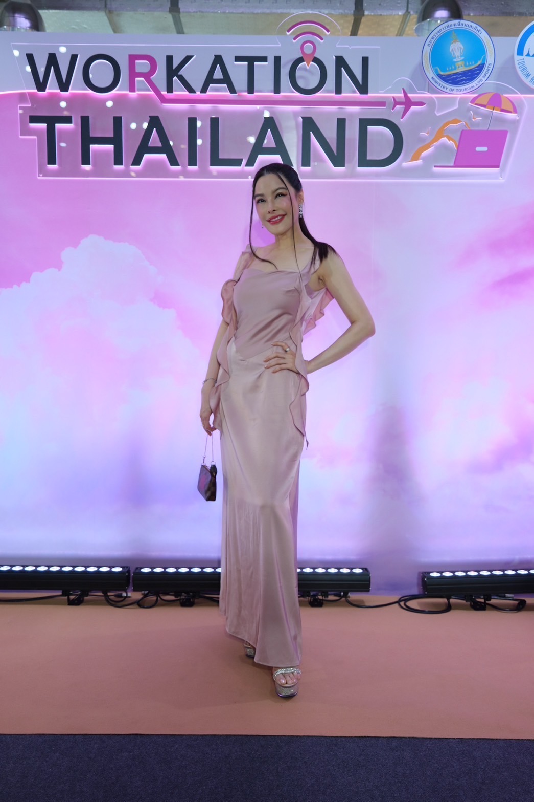 “ปิ๊งปิ๊ง-รภัทร” ร่วมงานแถลงข่าว Workation Paradise Throughout Thailand Season 2